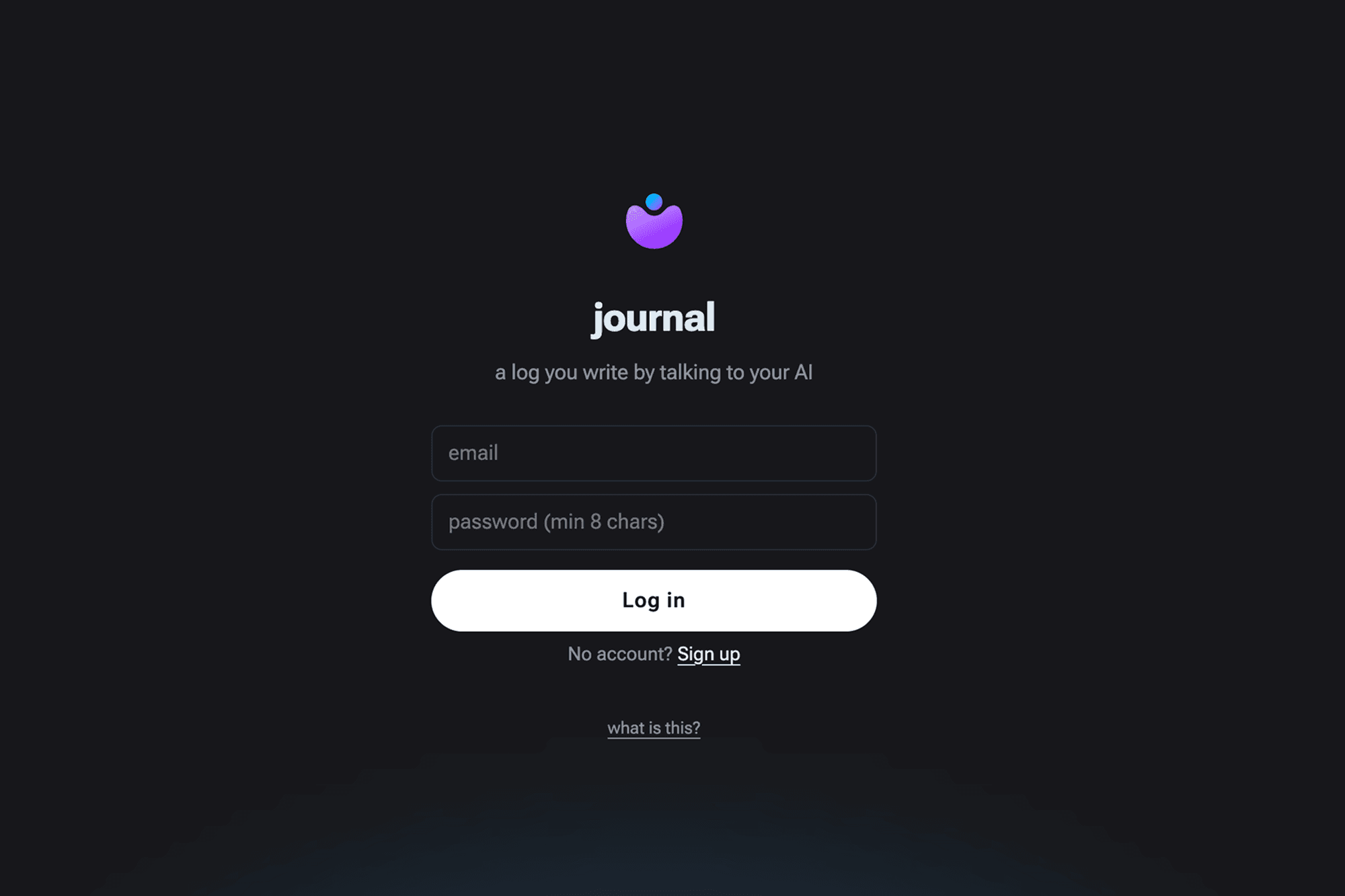 Lapse's login page